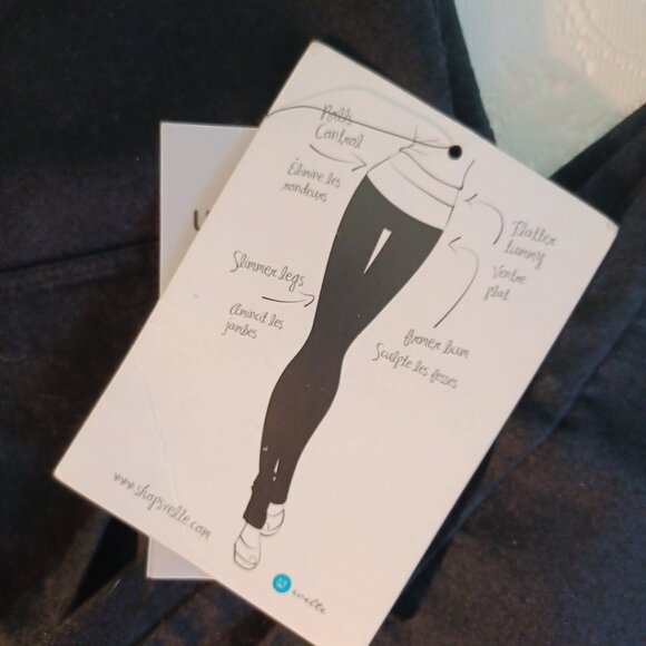 NEW! M Svelte Tummy Control Pants - Black (4626 - Picture 3 of 7